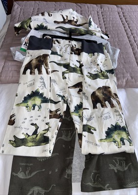 Jungen Costco 2 Paar kurzärmelige lange/kurze Beine Dinosaurier PJs Alter 8 Neu mit Etikett