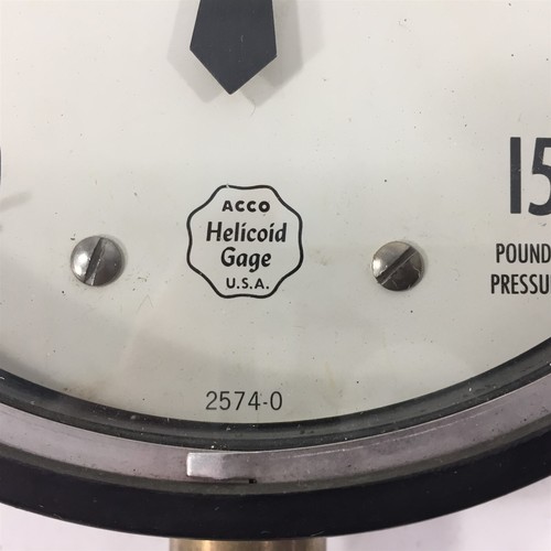 Acco Helicoid 2574-0 Vac Pressure Gauge 30"-0-15PSI Bottom Mount 5.5" Face - Picture 3 of 10