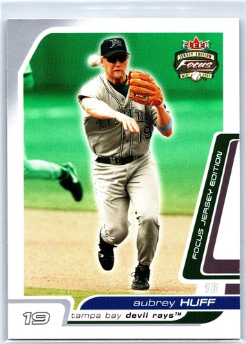 2003 Fleer Focus Jersey Edition Aubrey Huff #120 card
