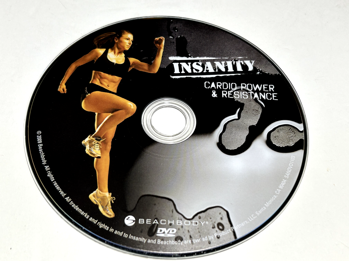 Insanity Cardio Power & Resistance Replacement DVD Disc