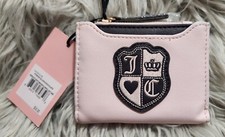 NWT Juicy Couture Queen of Everything Bifold Wallet - Powder Blush and Chocolate