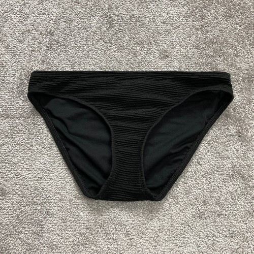 Haut De Bikini Fille O'RAGEOUS Noir à Volants Multiples – Style Cage Dos Nageur – Taille 14 Ans