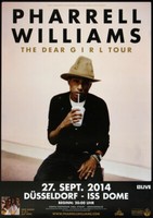 Pharrell Williams - Dear Girl , DüSseldorf 2014 | Konzertplakat | Poster