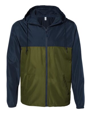 Independent Trading Co. EXP54LWZ Men's Lightweight Windbreaker Full-Zip Jacket