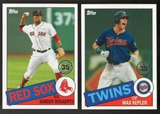 2020 Topps 1985 Insert Single Cards Series One/1 S1 '85 Paper 35th Anniversary