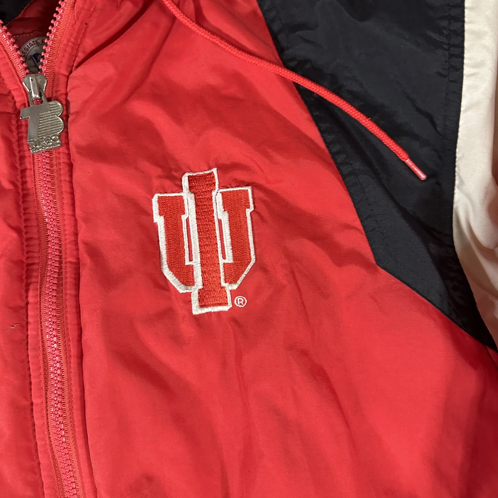 Vintage Turbo Sportswear Indiana Hoosiers Jacket Mens XL Red NCAA Bobby