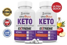 Ultra Quick Keto ACV Extreme Pills 1675MG Stronger Thn Gummy Keto Support 2Pk