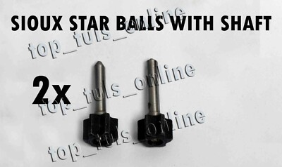 2x STAR BALL WITH SHAFT FOR SIOUX HOLDER 1702 BB 