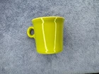 FiestaWare Homer Laughlin Coffee Mugs O-Ring Handle Lemongrass (retired)