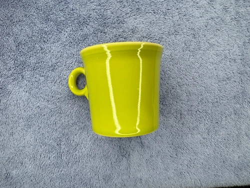 FiestaWare Homer Laughlin Coffee Mugs O-Ring Handle Lemongrass (retired)