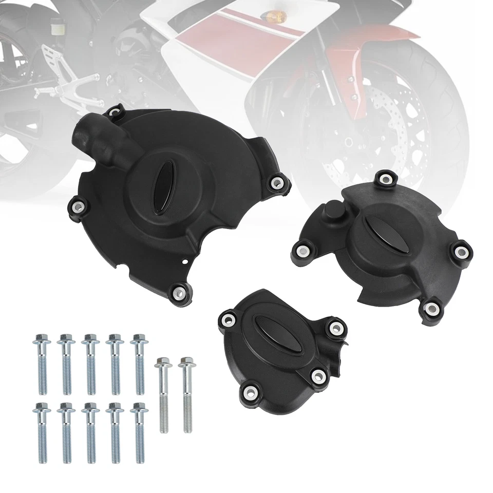 Racing Engine Stator Slider Clutch Cover Guard For Yamaha Yzf-R1 2015 2016 Mt10 Foto 2 de 4