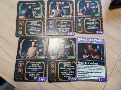 Firefly - The Game, Promocards, English