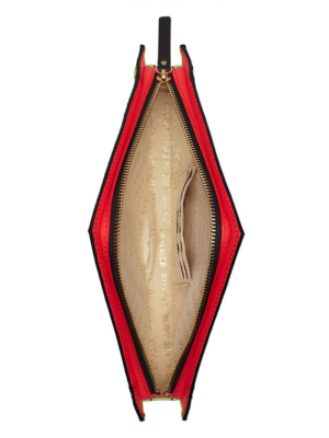 Kate Spade Splash Out Watermelon Clutch - Saffiano Leather w/14kt