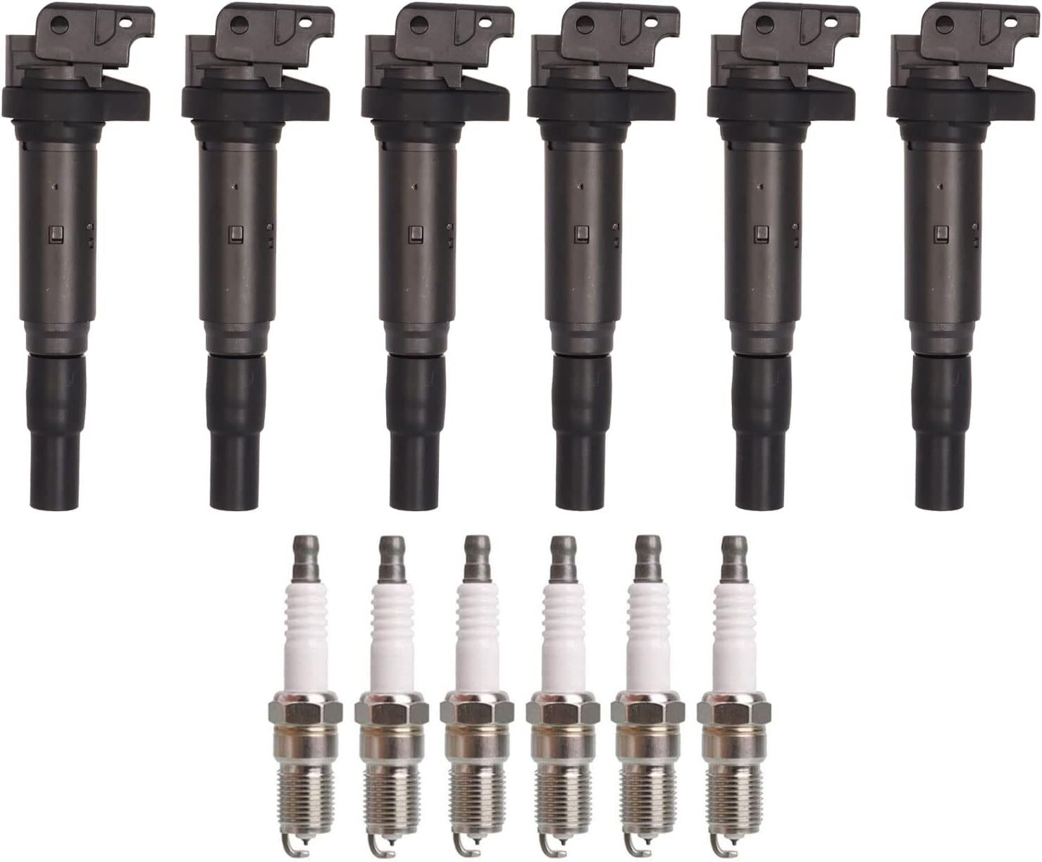ENA Set of 6 Ignition Coil Spark Plug for BMW 135i 335i 335is 335xi