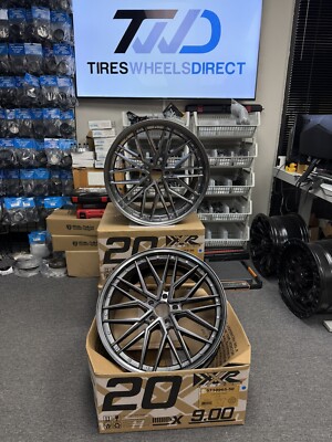 20x9/20x10.5 Chromium Black Wheels XXR 571 5x114.3 35/35 (Set of 4)  73.1