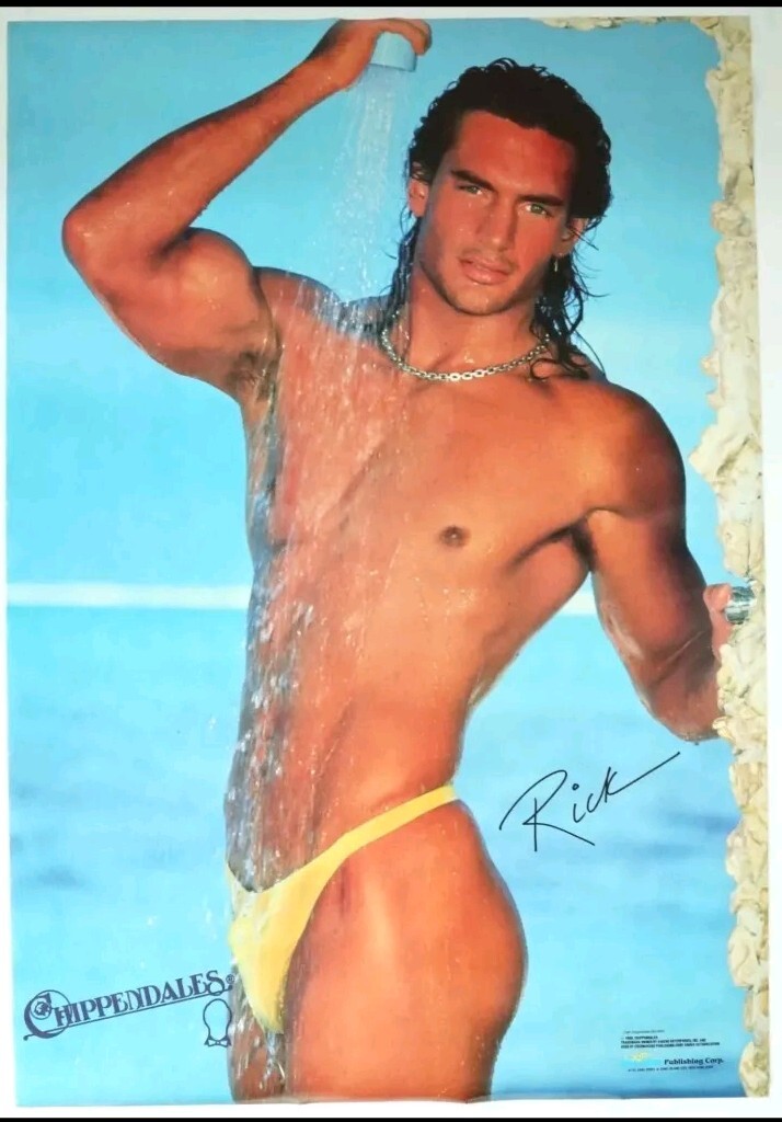 MALE CHIPPENDALES POSTER RICK DIETZ COLLECTOR'S New