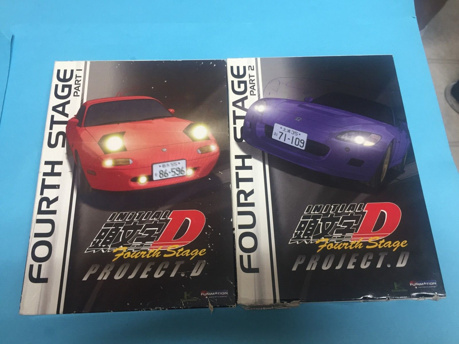 Initial D First Stage to Fifth Stage 40 Cars 4 Pieces Set 