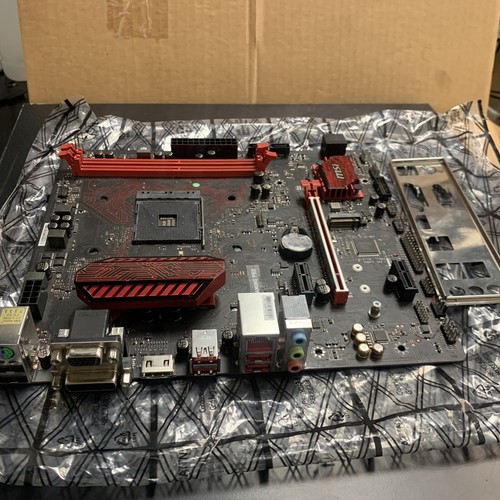 MSI B350M Gaming Pro Motherboard Socket AM4 Includes IO Shield No CPU