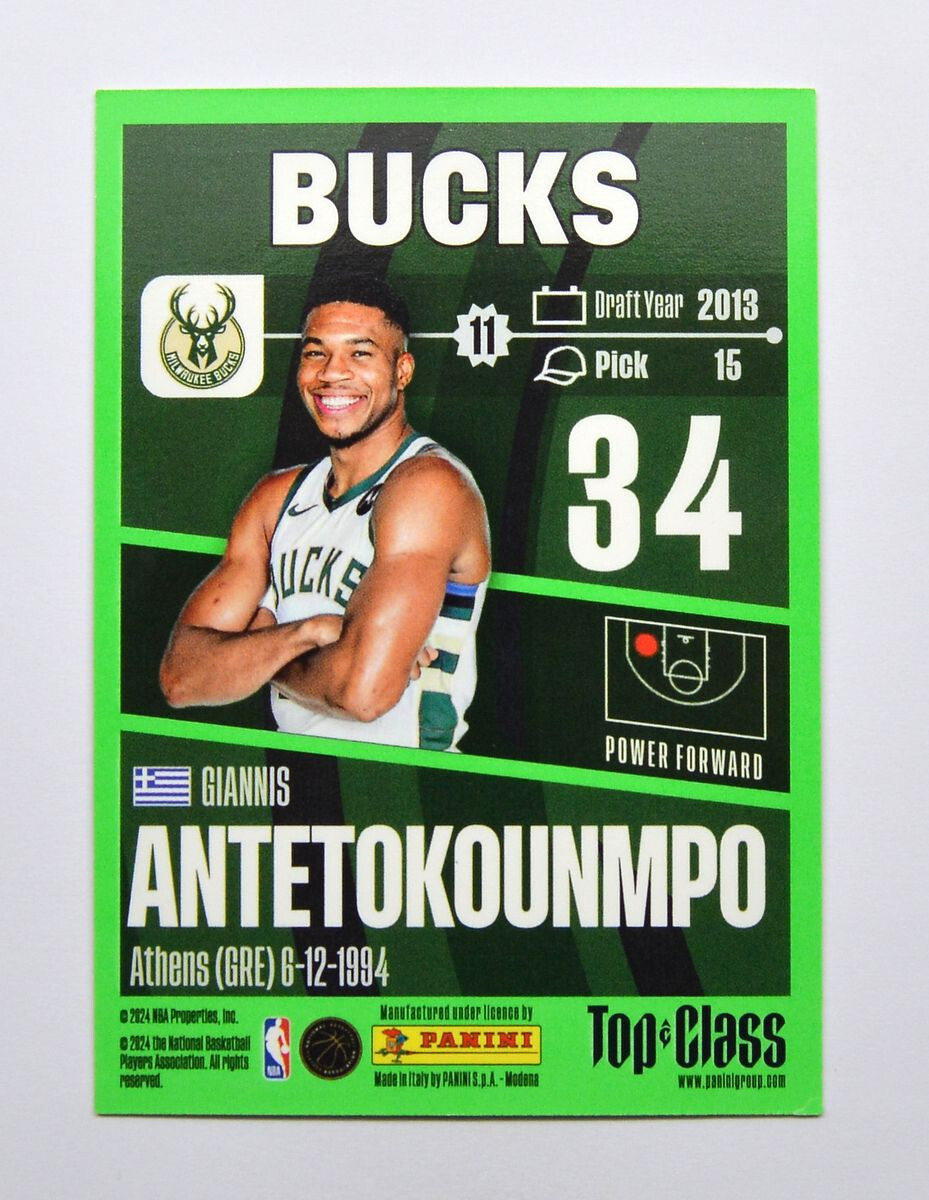 2023-24 Panini Top Class Base #42 Giannis Antetokounmpo | eBay