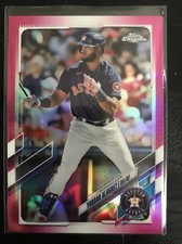 2021 Topps Chrome Yordan Alvarez Purple Refractor #216/299 Astros #141