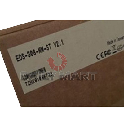 New in Box MOXA EDS-308-MM-ST V2.1 Ethernet Switch Input Module Connector PLC