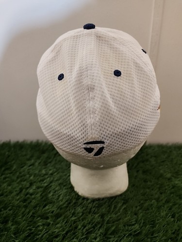 Gorra de béisbol de golf Taylormade PSI M1 A-Flex ajustada talla S/M blanca y azul - Imagen 3 de 5