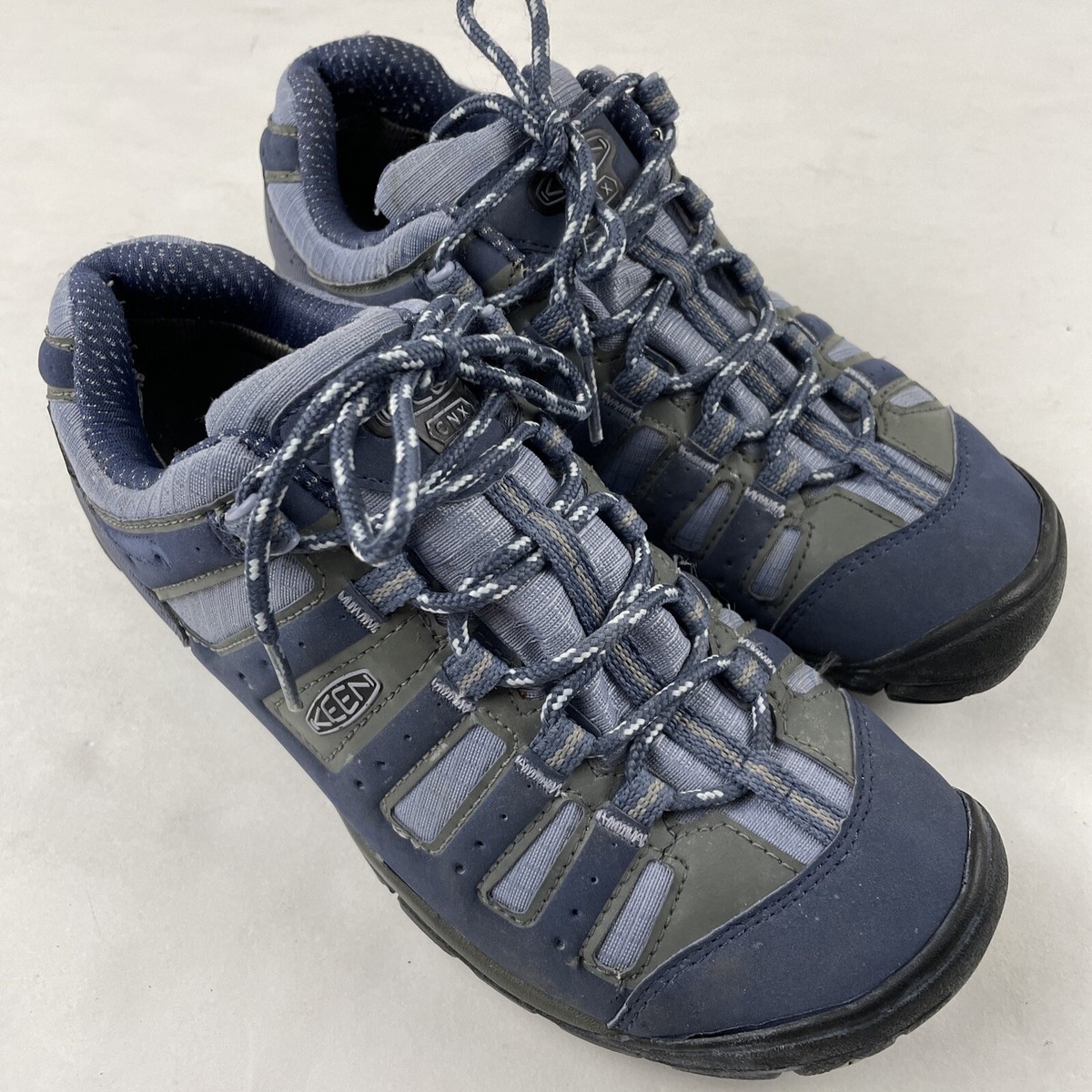 Keen CNX Trail Shoes Women’s Outdoors Blue Contour Arch Waterproof 1009560