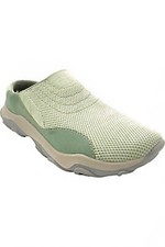 Women  s Earth Origins Talin Slip On Suede  Knit Trail Clog. Seafoam US Size-8