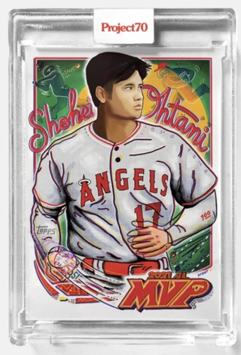 Topps Project70 Card 722 - Shohei Ohtani by Efdot MLB AL MVP