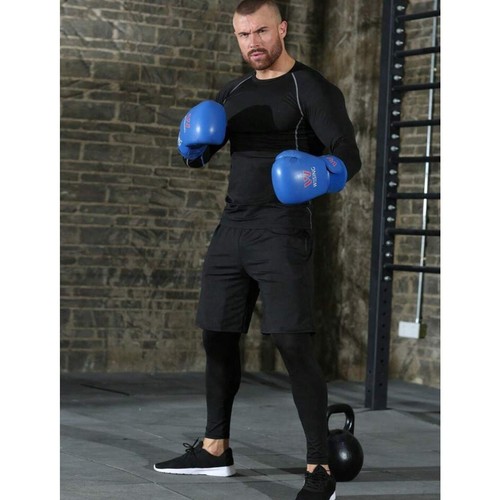 Set Allenamento Uomo 5 Pz Sport Fitness Corsa Allenamento Taglia M - Foto 4 di 4
