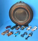 1960s HOT WHEELS REDLINE RALLY CASE w SPLITTIN IMAGE RODGER DODGER DRAGSTER OLDS