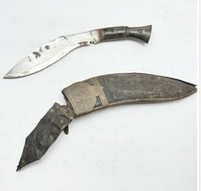 Vintage Nepal Gurkha Kukri Knife with Sheath. Approximately 8&rdquo; Blade