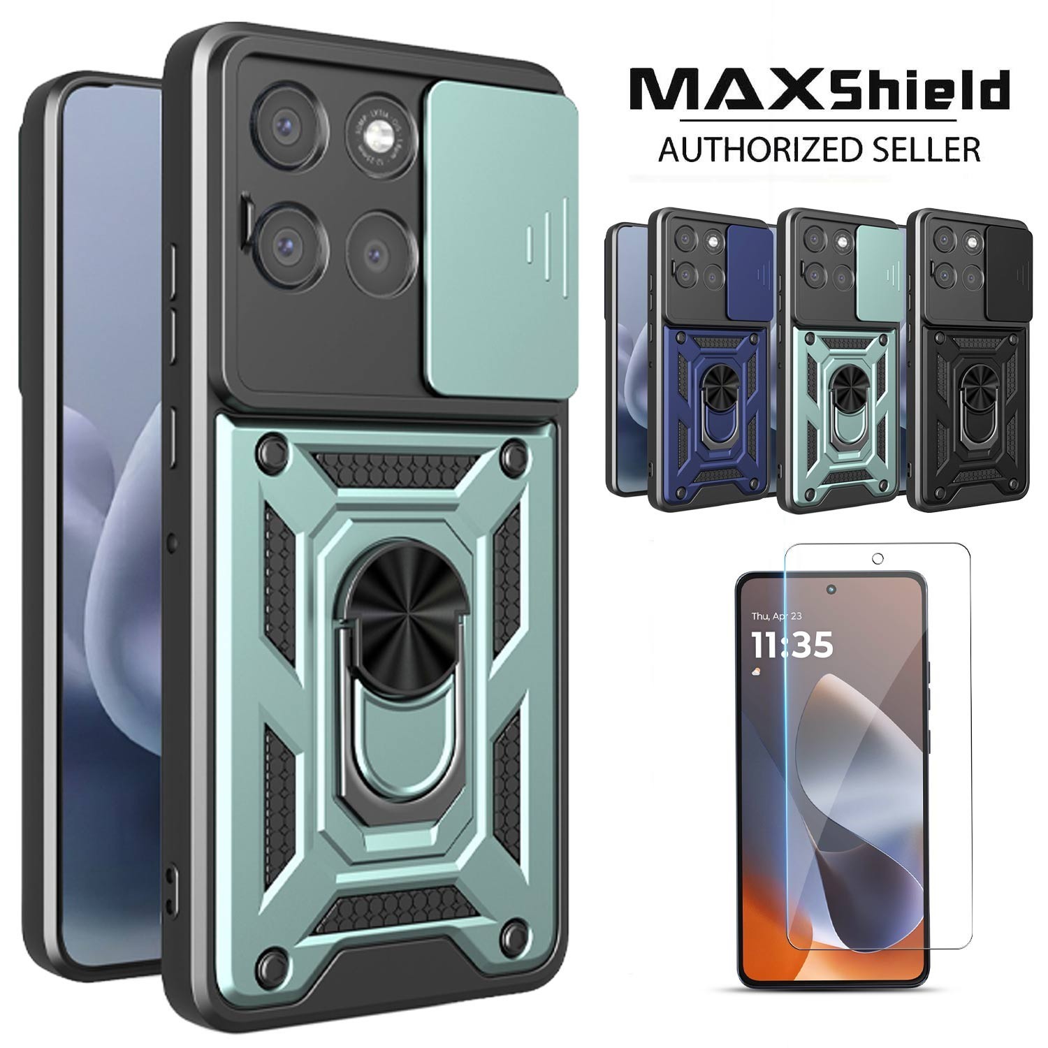 For Motorola G86 Power G77 Edge 70 60 Case Magnetic Heavy Duty Shockproof Cover