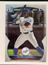 2023 Bowman Draft #BDC-181 Dylan Campbell Chrome Refractor