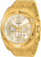 Invicta Bolt Chronograph Quartz Gold Dial Men's Watch 34123