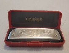 Hohner Golden Melody Progressive Harmonica Key of C Germany w/ Case