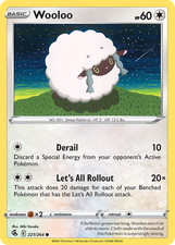 WOOLOO 221/264 COMMON FUSION STRIKE POKEMON REVERSE HOLO NM