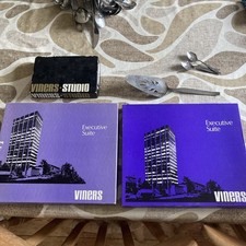 Job Lot of 3 Boxed Sets of Viners Cutlery and Pastry Set In Original Boxes