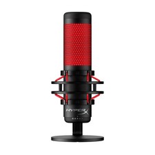 HyperX QuadCast Rouge USB Microphone - High-Quality Sound for Creators