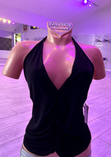 So Danca V4704 Halter Top W/ Pinch Front FREE SHIPPING