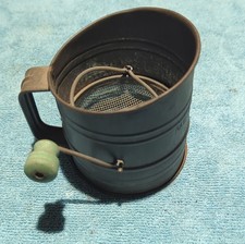 Vintage Jacob Bromwell Flour Sifter with Handle Made In USA