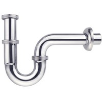 "RöHren-Geruchverschluss Waschtisch Metall 11/4\" Inkl. Rosette ø32Mm Stecksystem"