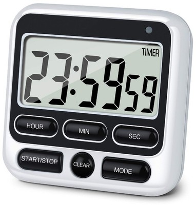 KTKUDY Digital Kitchen Timer with Mute/Loud 3.15 x x0.87 inch, Black
