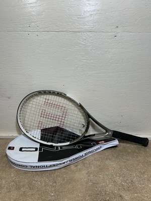 Wilson Nano Carbon Tour Tennis Racquet VGC needs grip sq  4 3/8 W Case