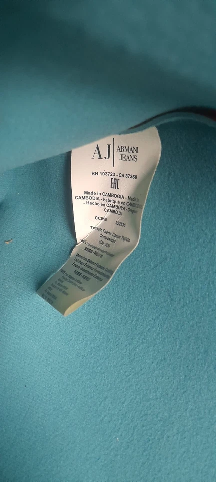 Bolso de mano Armani Jeans marrón para mujer sobre el hombro con botones Bolso de mano Tienda Cartera Foto 3 de 4