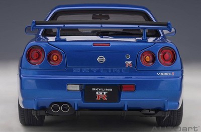 AUTOart 1/18 GT-R(R34) V-specⅡ NUR BBS AUTOart 1:18 Nissan