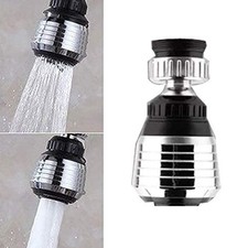 360  Rotate Swivel Water Saving Tap Aerator Diffuser Faucet Nozzle Black 2