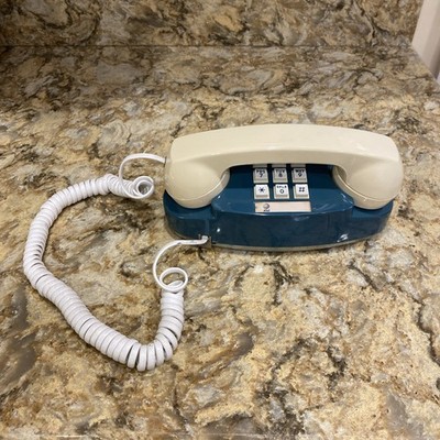 Vintage Western Electric CS2702BMG Princess Blue Push Button Touch Telephone