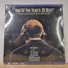 QUIZ SHOW - JOHN TURTURRO ROB MORROW Ralph Fiennes Robert Redford 1994 LASERDISC