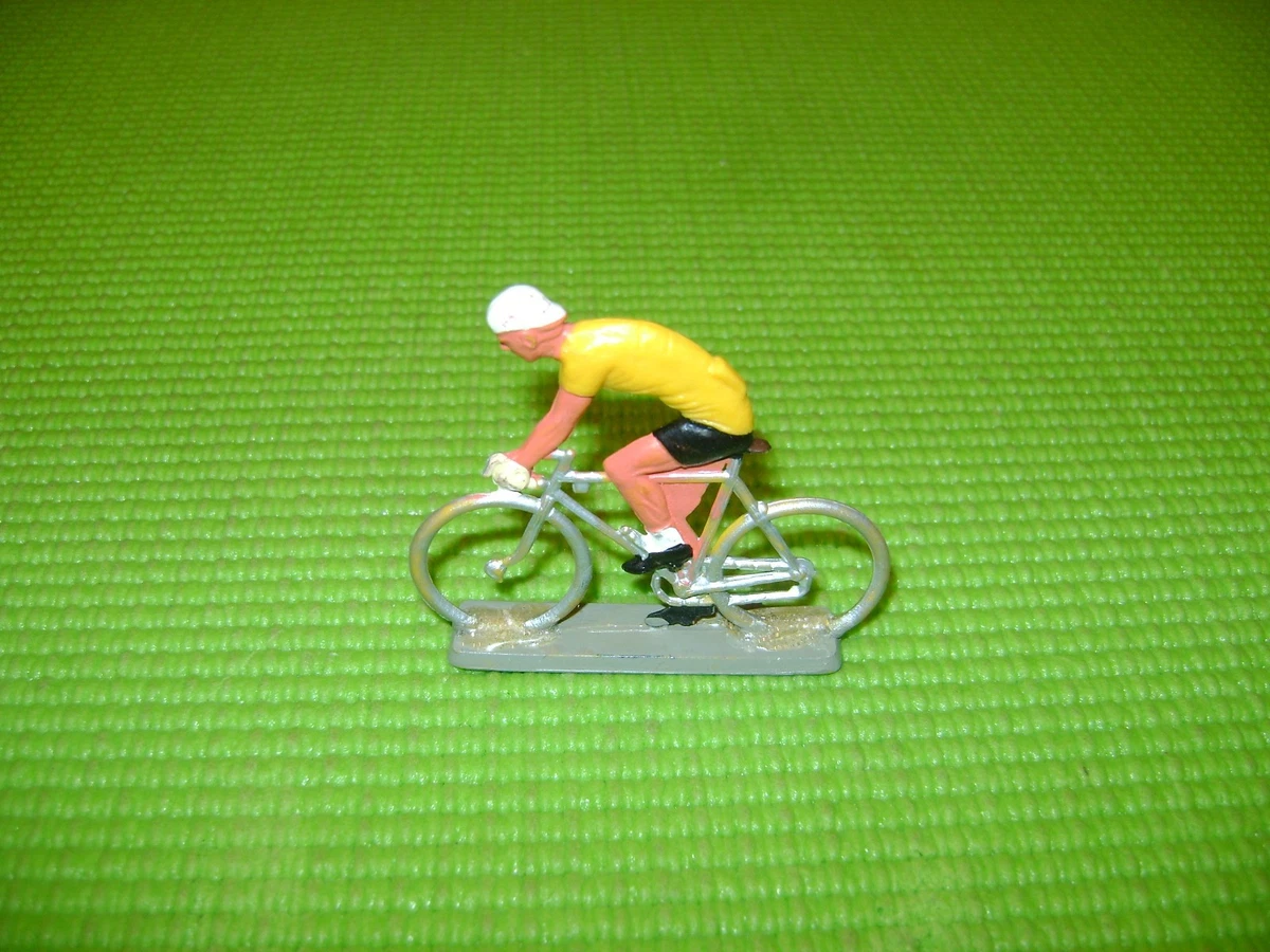 Figurine Cycliste Tour De France Années 60 - Hauteur 60 Mm, Plastique Peint, Excellent état